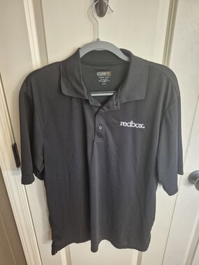 Men's Black Redbox  Polo Shirt New - Core365